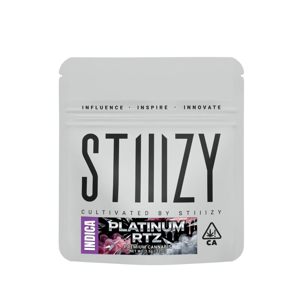 Platinum Rtz: Stiiizy - White Label Mylar Bag