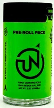 UpNorth Preroll .5g - Acapulco Gold 5pk