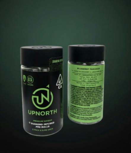 UpNorth Infused Preroll .5g - Pineapple Express 5pk