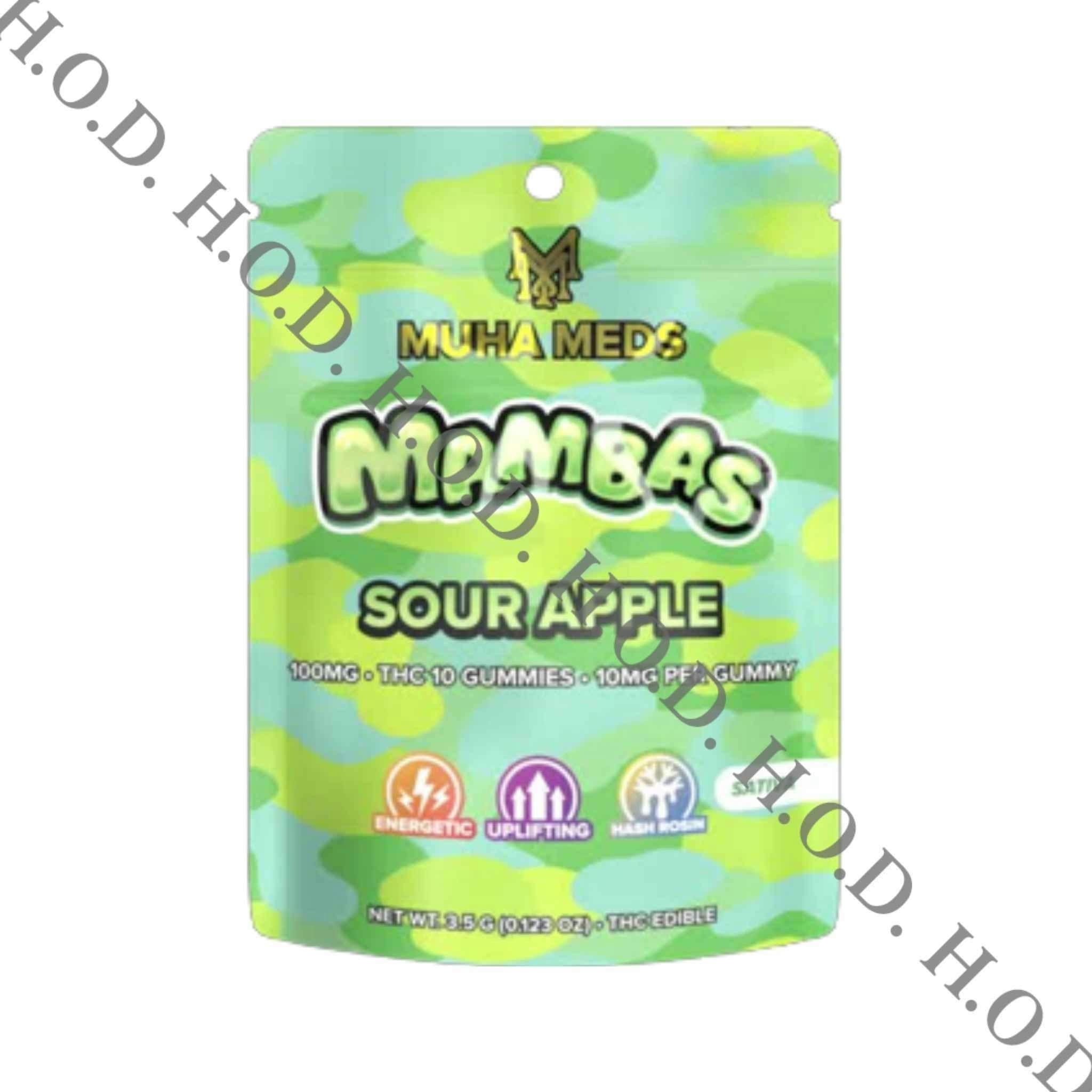 Muha Meds Mambas Sour Apple Gummies