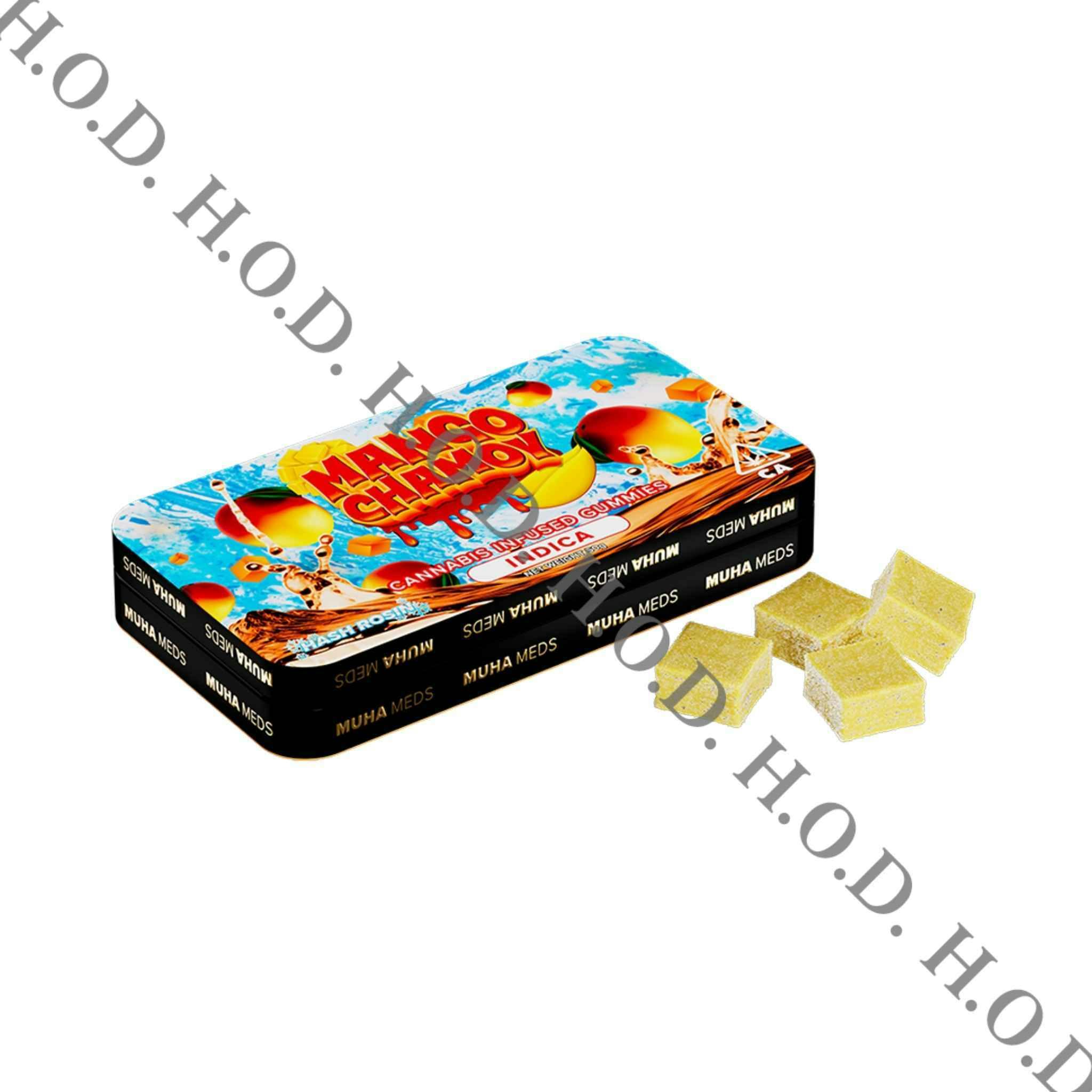 Muha Meds Mambas Mango Chamoy Hash Rosin Gummies