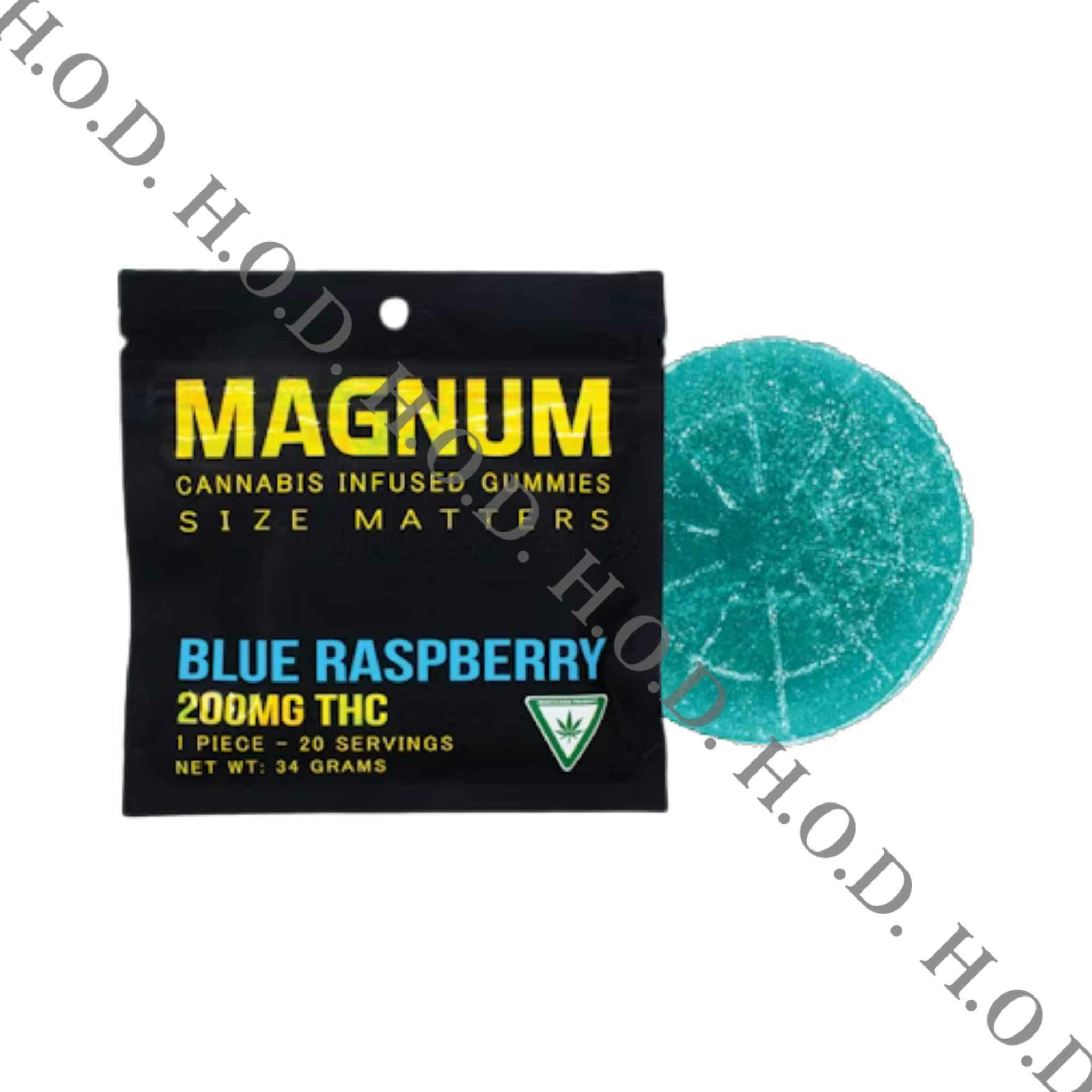 Magnum Blue Raspberry Gummies