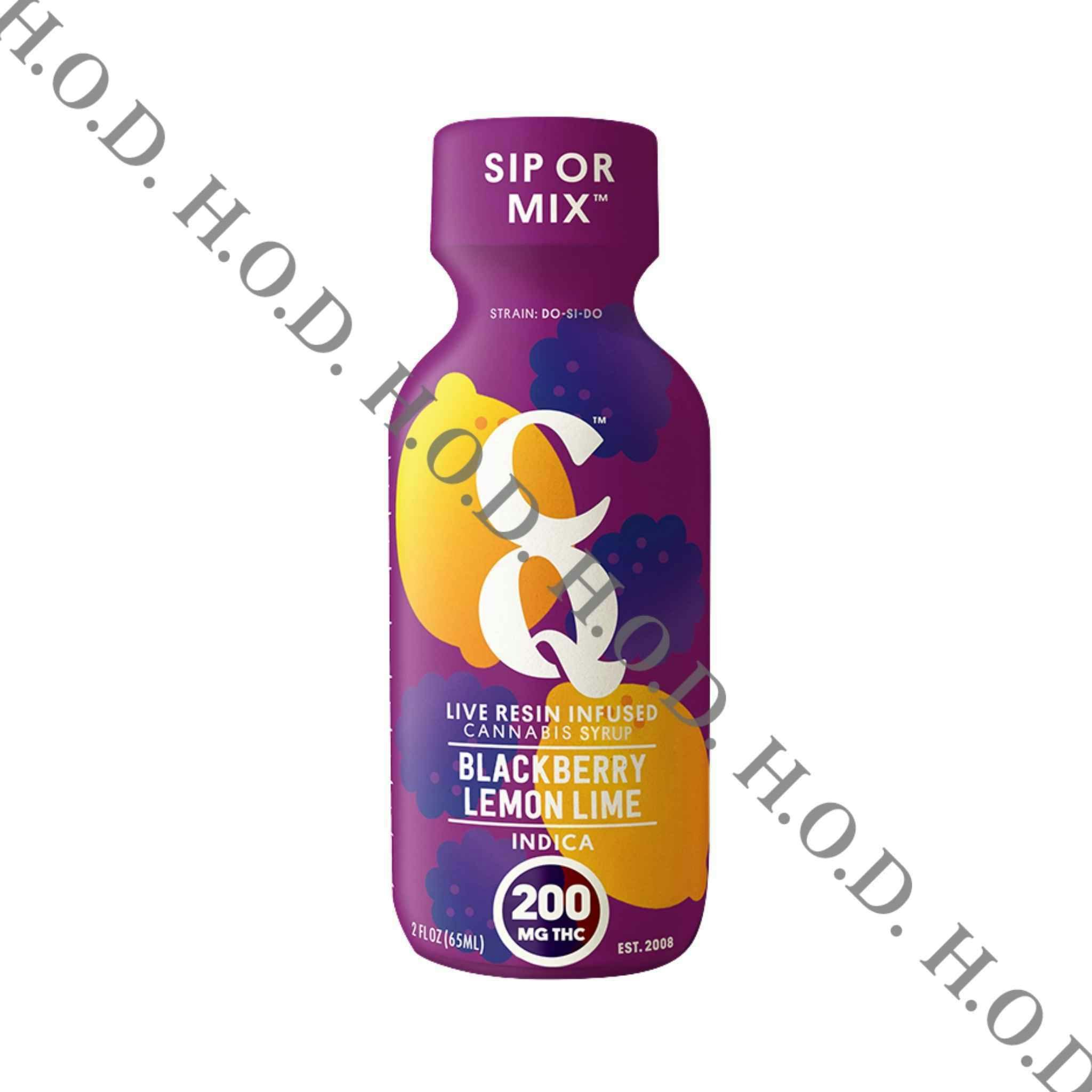 CQ BlackBerry Lemon Lime Live Resin THC Syrup
