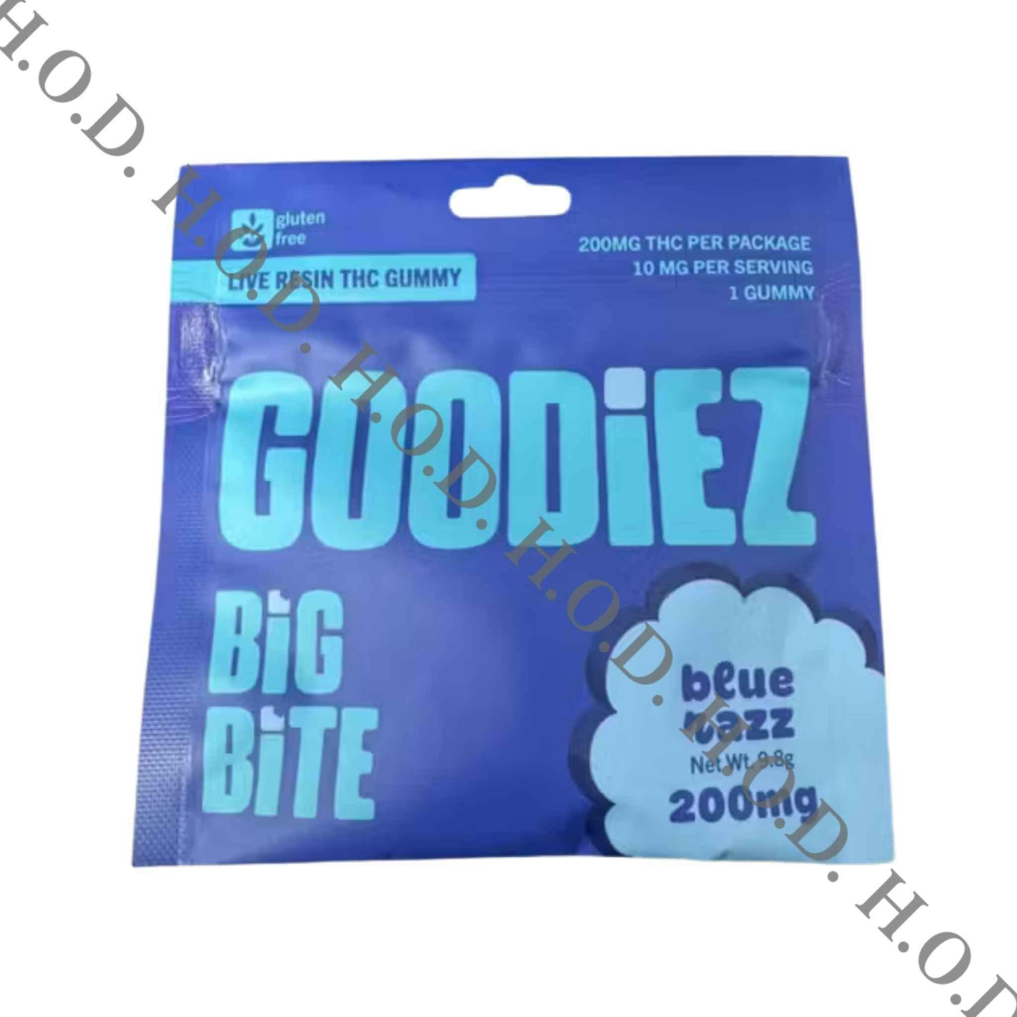 Goodiez Blue Razz Live Resin Gummies