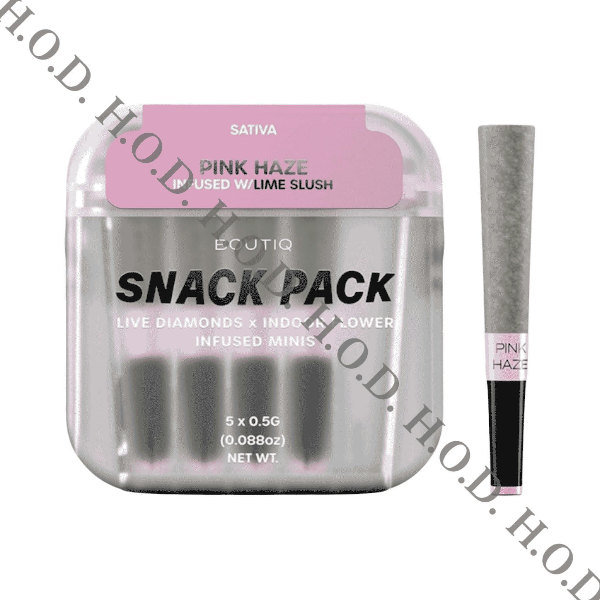 Boutiq Snack Pack Pink Haze Infused Pre-Roll .5g 5 Pack