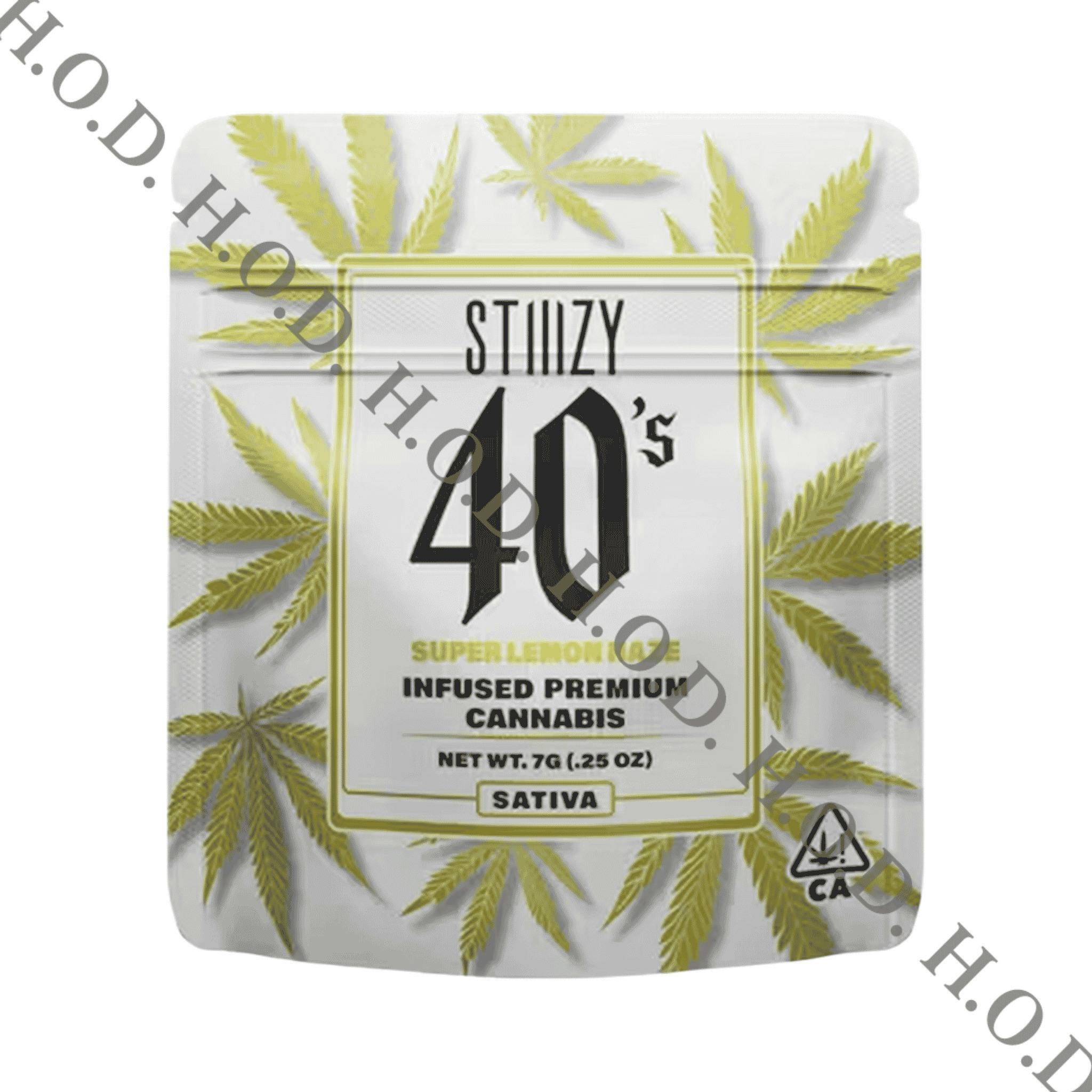 Stiiizy 40's Super Lemon Haze THCA Infused Flower
