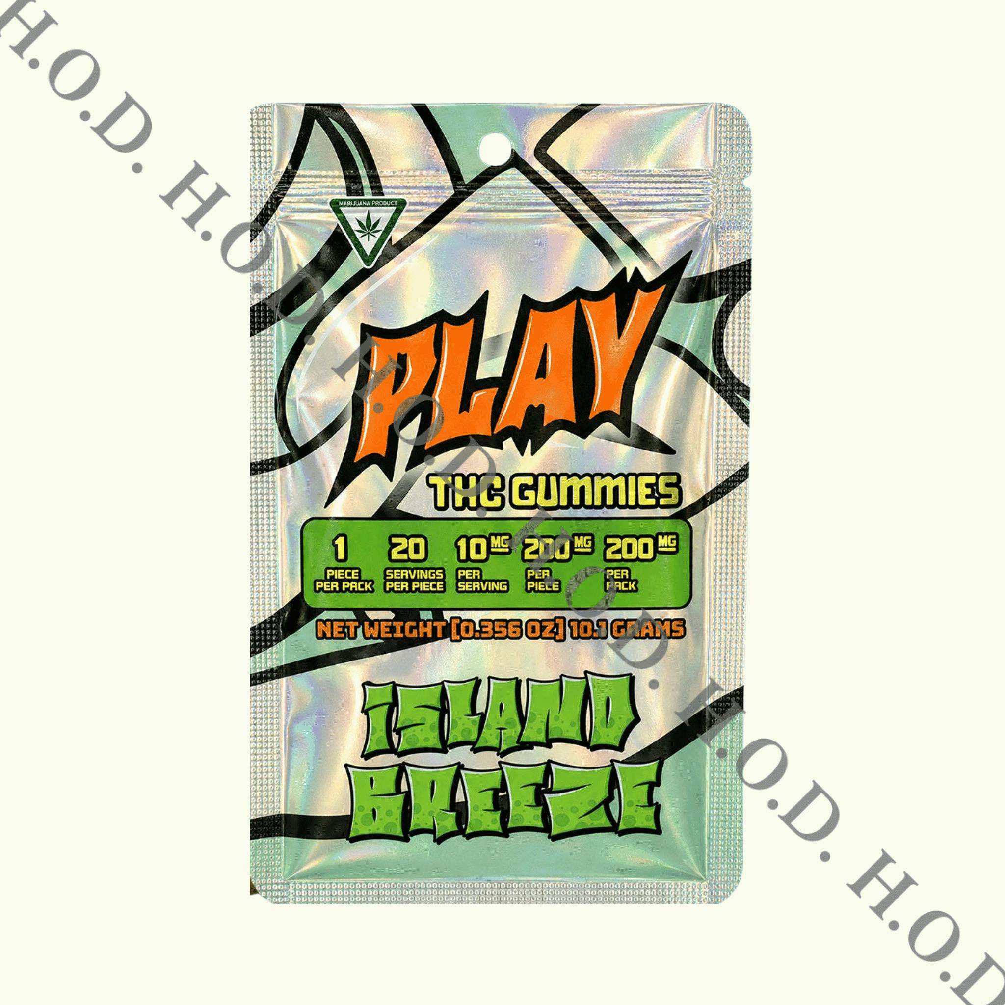Play Cannabis Island Breeze Single Gummy