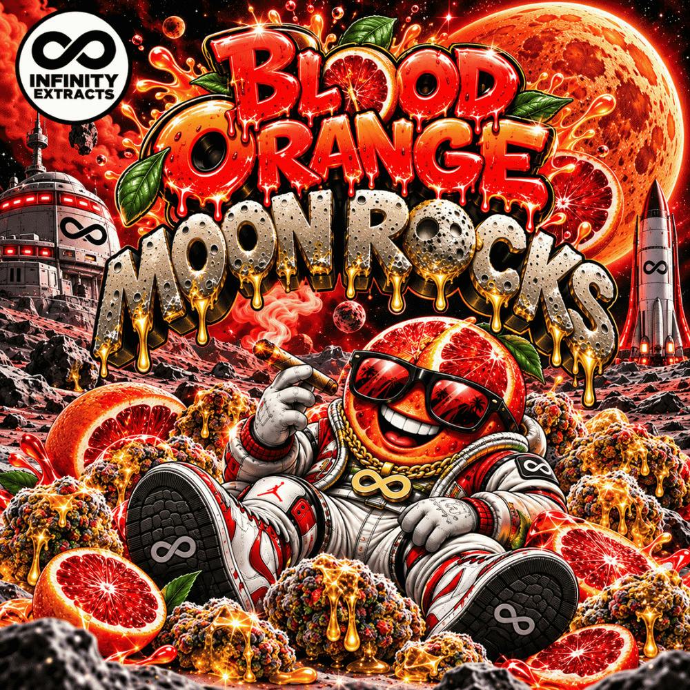 Infinity Extracts Blood Orange Moon Rocks