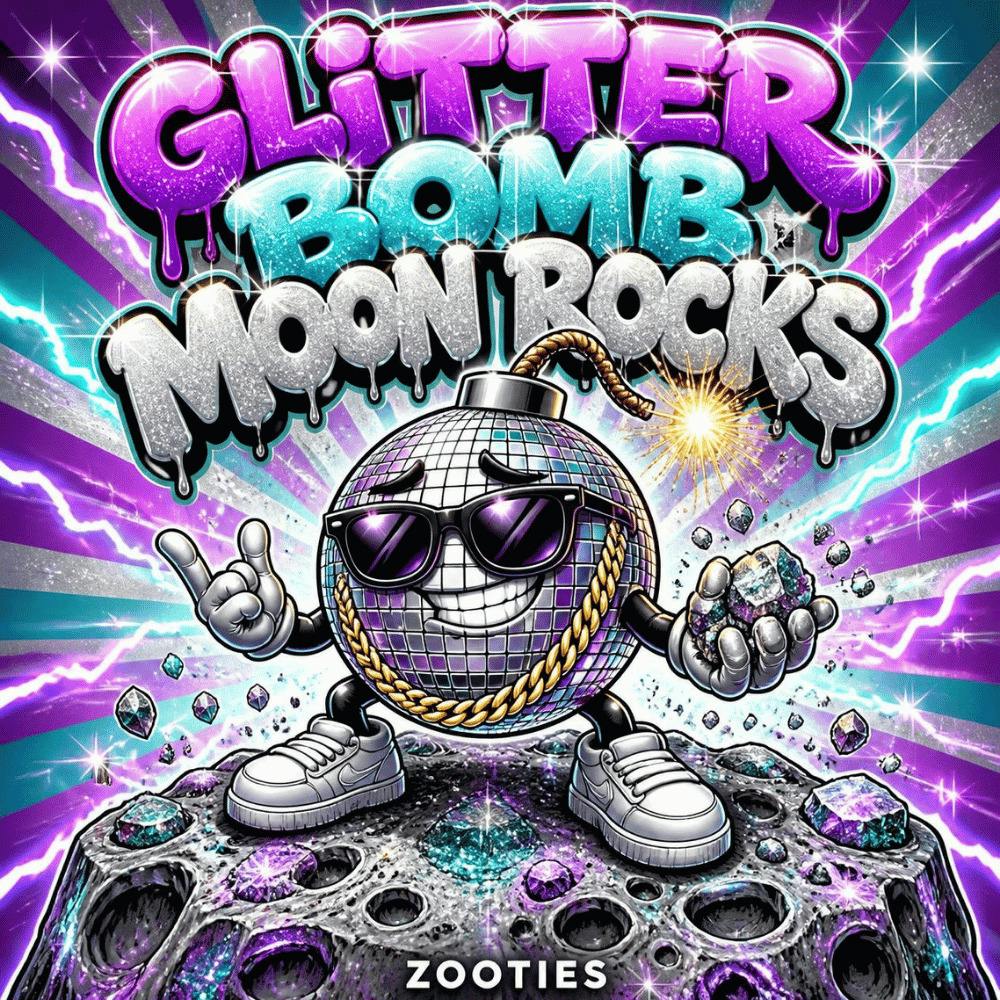 Zooties Glitter Bomb Moon Rocks