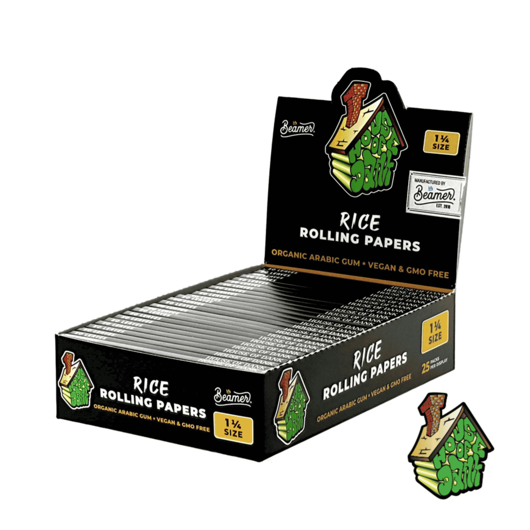 H.O.D. Rice Rolling Papers 1 1/4
