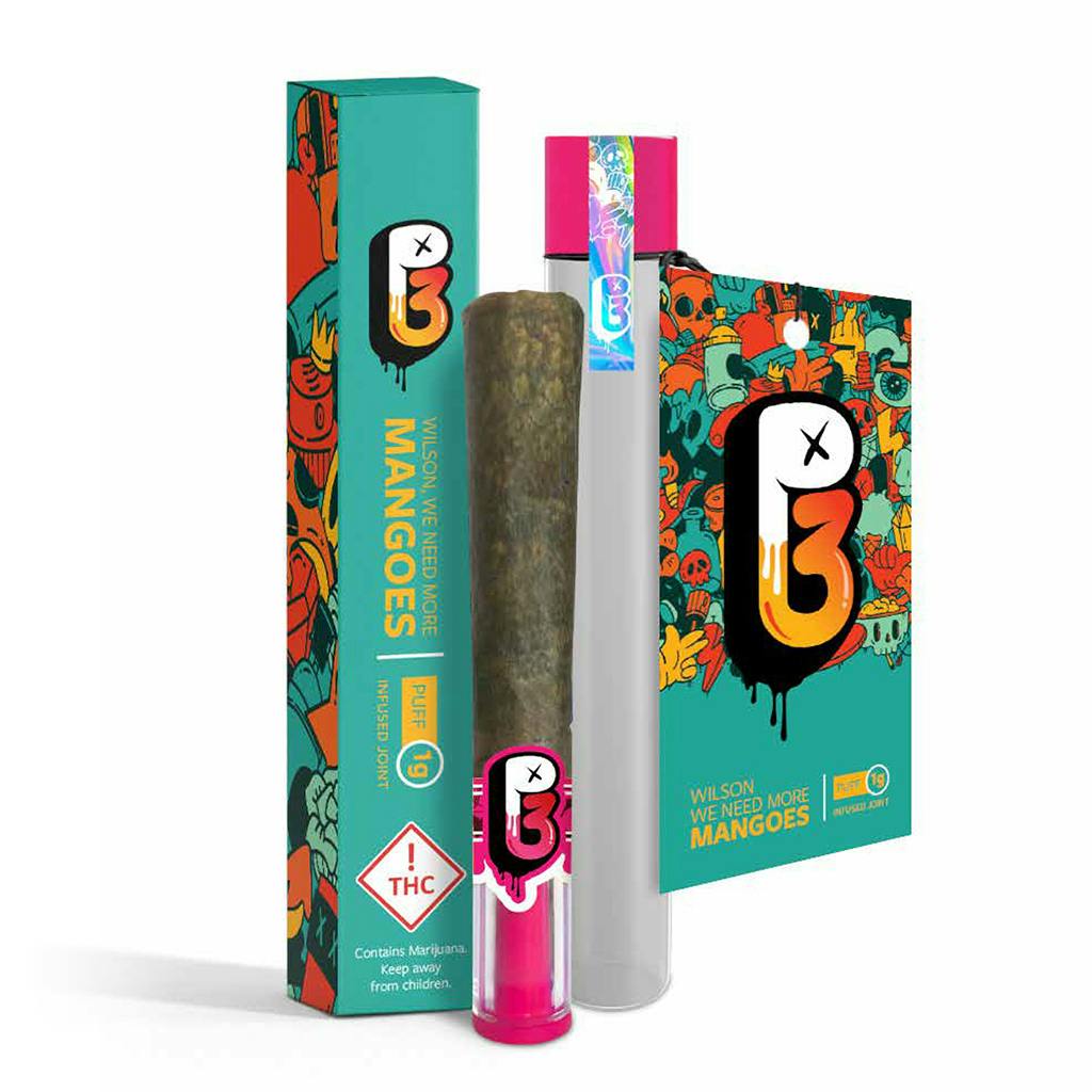 Wilson's Mangoes-(H)-Infused Preroll-1g-P3 at LOVA Canna Co - Willits (THC Dispensary)