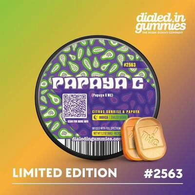 Papaya C #2563-(I)-Gummies 10pk-100mg-Dialed In