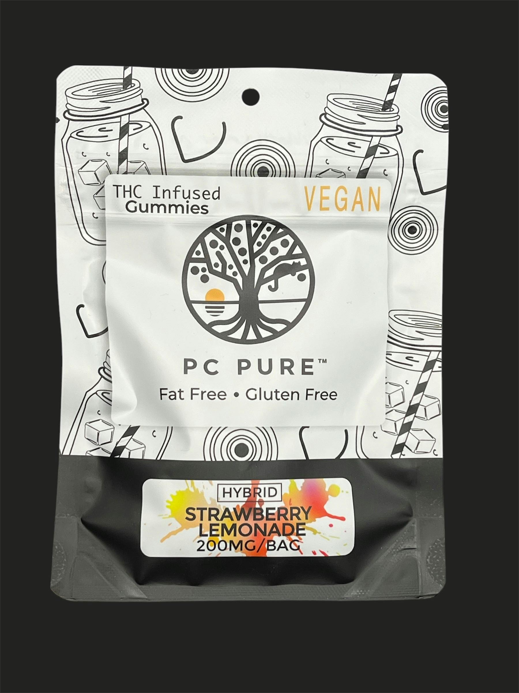 PC PURE | STRAWBERRY LEMONADE | GUMMIES | 200MG