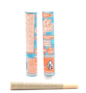 Granddaddy Purp: Grand Daddy Purp - Diamond Infused - 1.5g Preroll