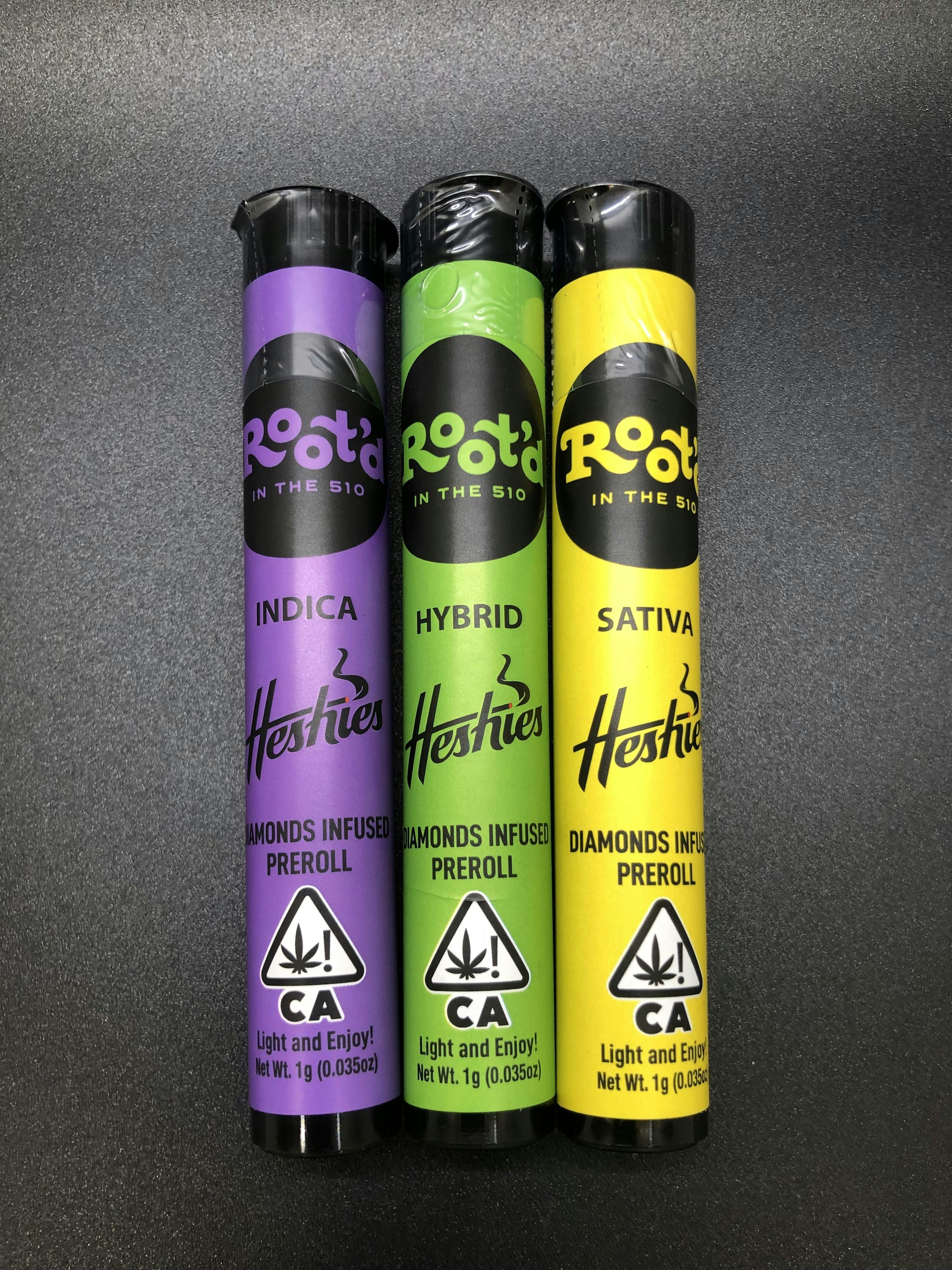 ROOT'D IN THE 510 | INFUSED PREROLL | HYBRID | 1G