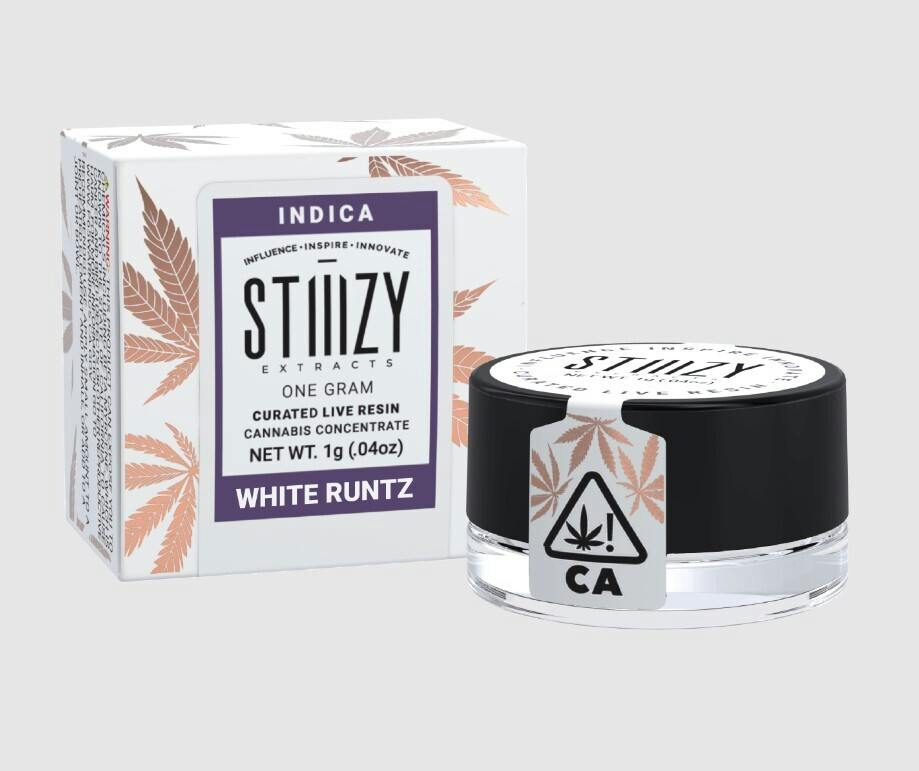 STIIIZY | WHITE RUNTZ | INDICA | 1G CURATED LIVE RESIN