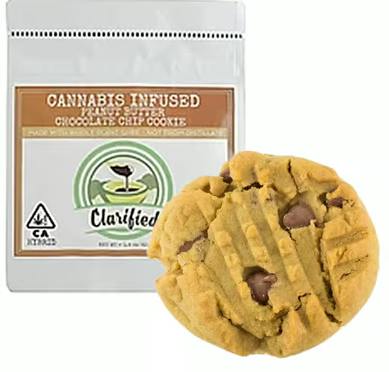 CLARIFIED | PEANUT BUTTER CHOCOLATE CHIP COOKIE | 100MG | INDICA
