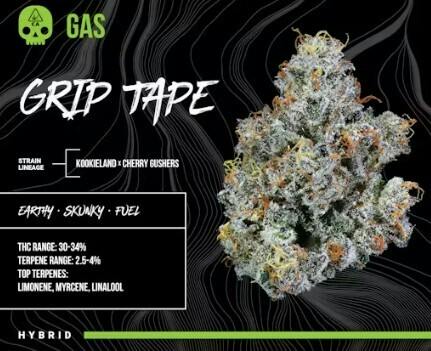 BOSKY | Grip Tape | Big Buds | Gas | 3.5g by Bosky Genetics