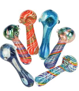 Delicious Dreams Glass Spoon Pipes | 4.5"-5" - One Size