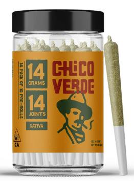 Chico Verde | Preroll | Acapulco Gold | 14 Pack | Sativa