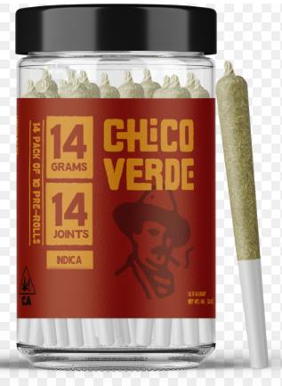 Chico Verde | Preroll | Peanut Butter Breath | 14 Pack | Indica