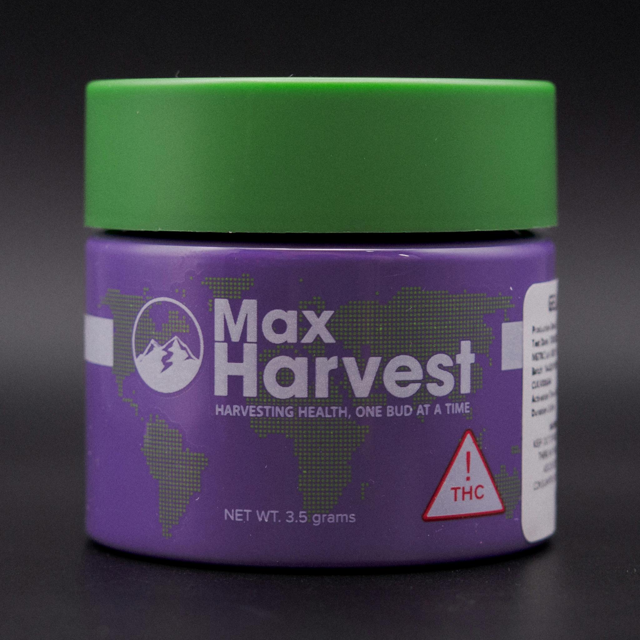 Max Harvest | 3.5g | Black Runtz cannabis product