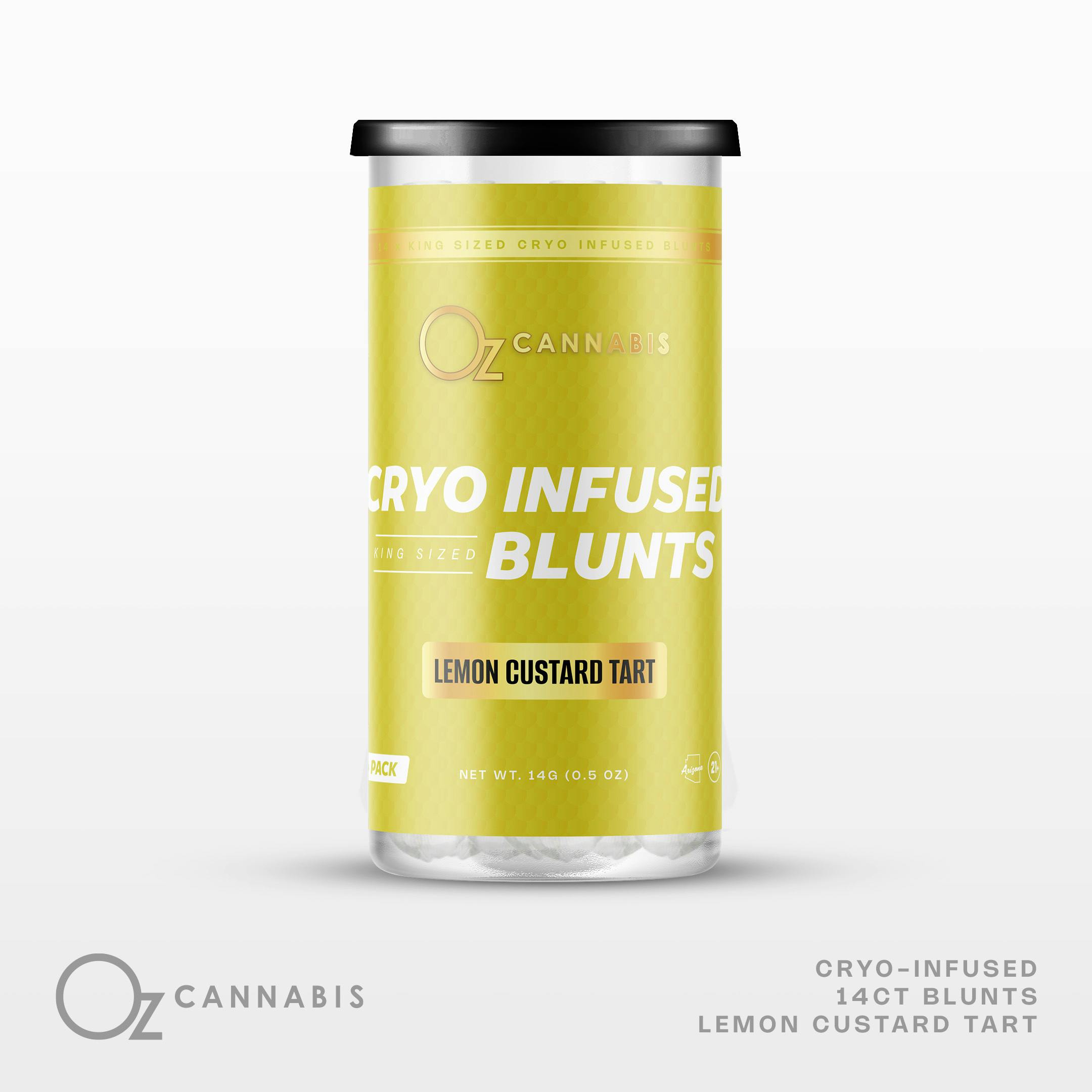 Oz Cannabis Infused Blunt Pack 14g Lemon Custard Tart