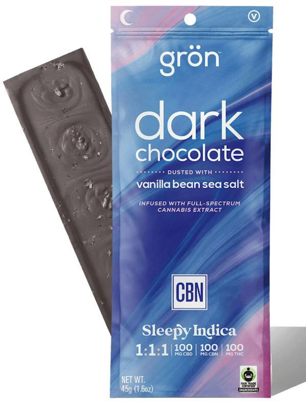 Dark Chocolate Bar | 1:1:1 CBD:CBN:THC | 10 x