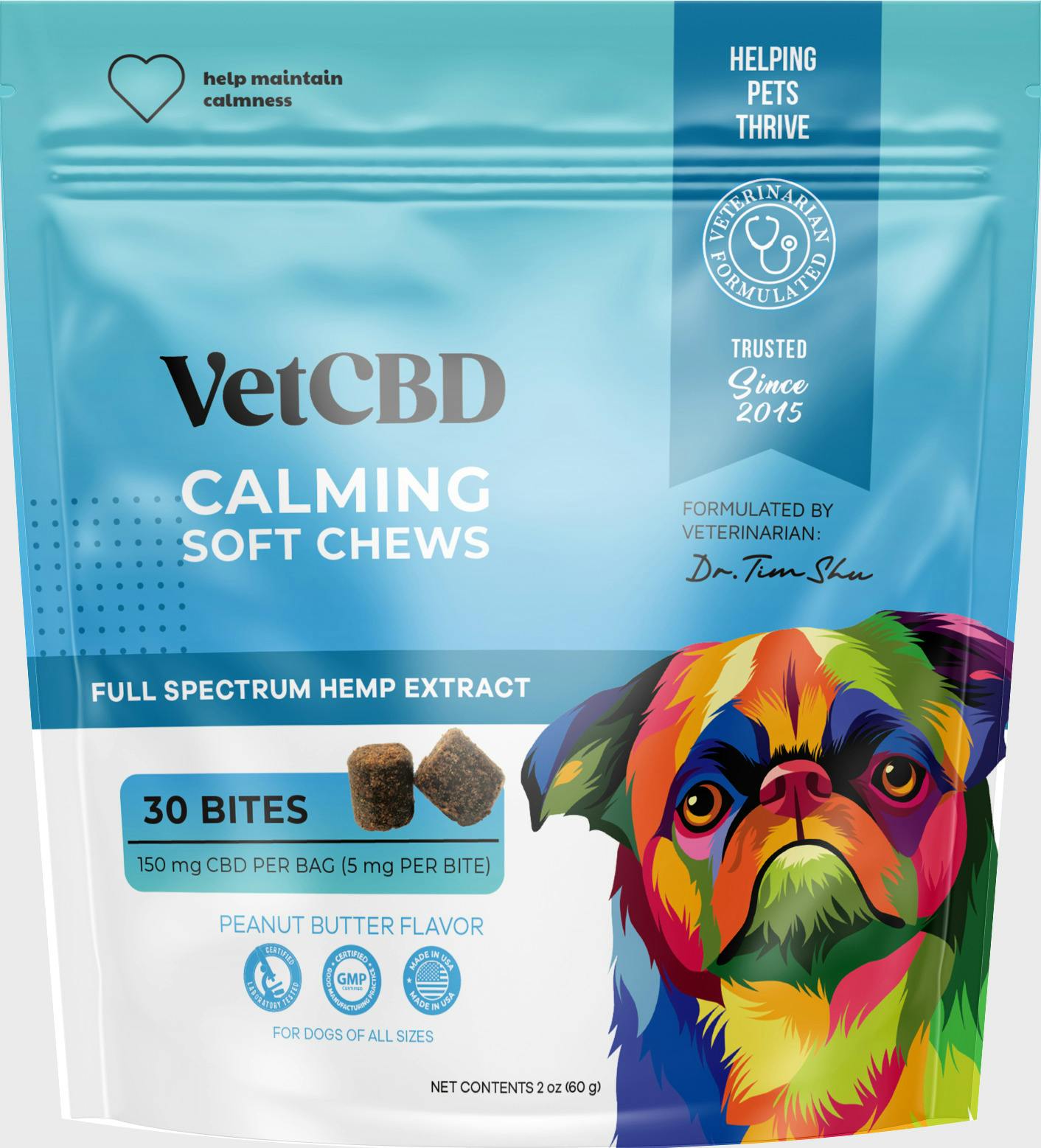 Calming Soft Chews | Pet Treats | 30 x