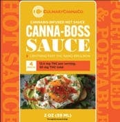 Culinary Cannabis Company Canna Boss Sauce Hot Sauce 50mg, 4pk