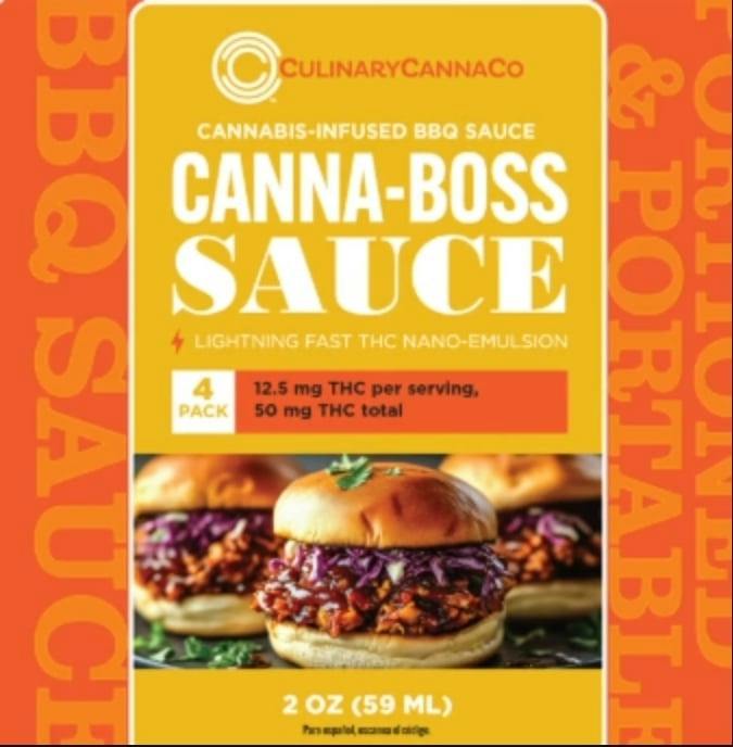 Canna Boss Sauce BBQ 50mg (4 pack)