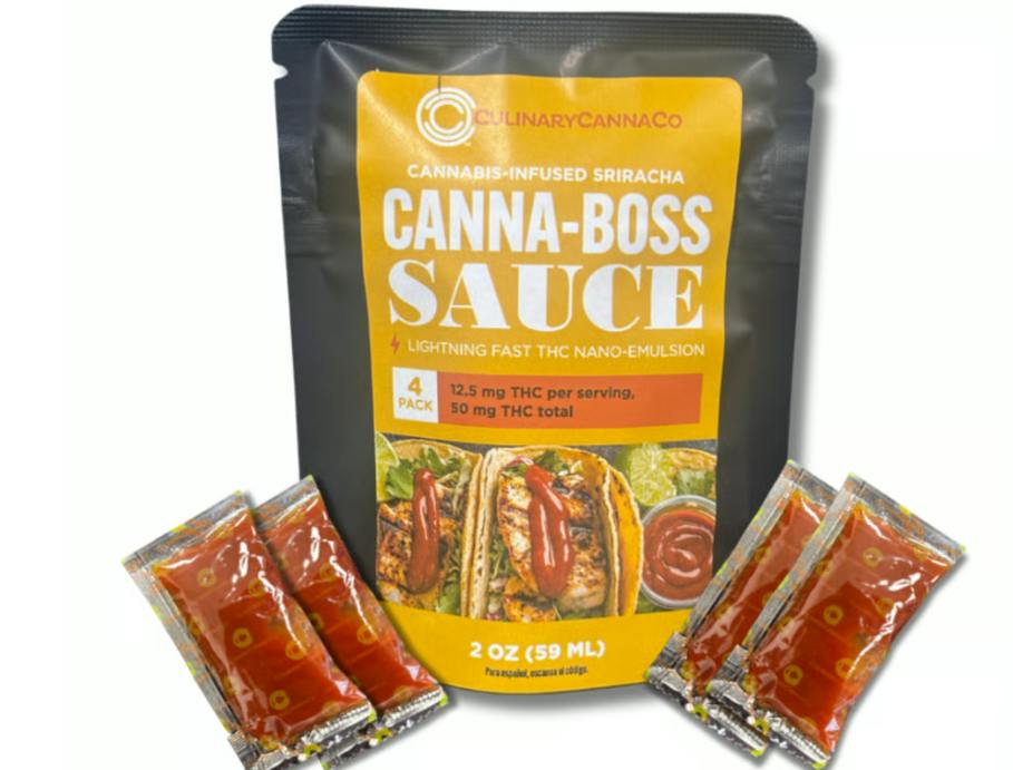 Canna Boss Sauce Sriracha 50mg (4 pack)