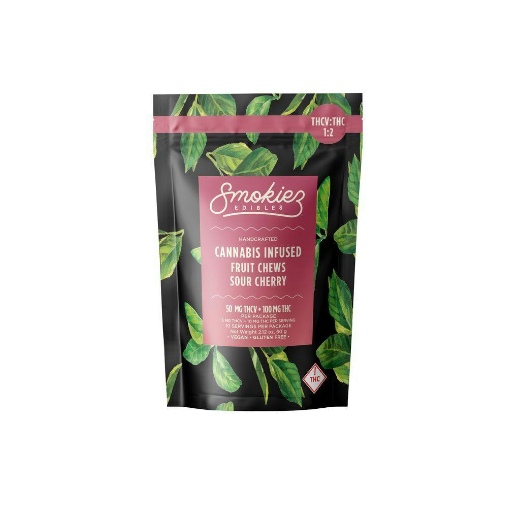 Smokiez Sour Cherry Fruit Chews 100mg