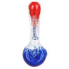 Grateful Dead x Pulsar Grateful Frit Glass Spoon Pipe 4.5"