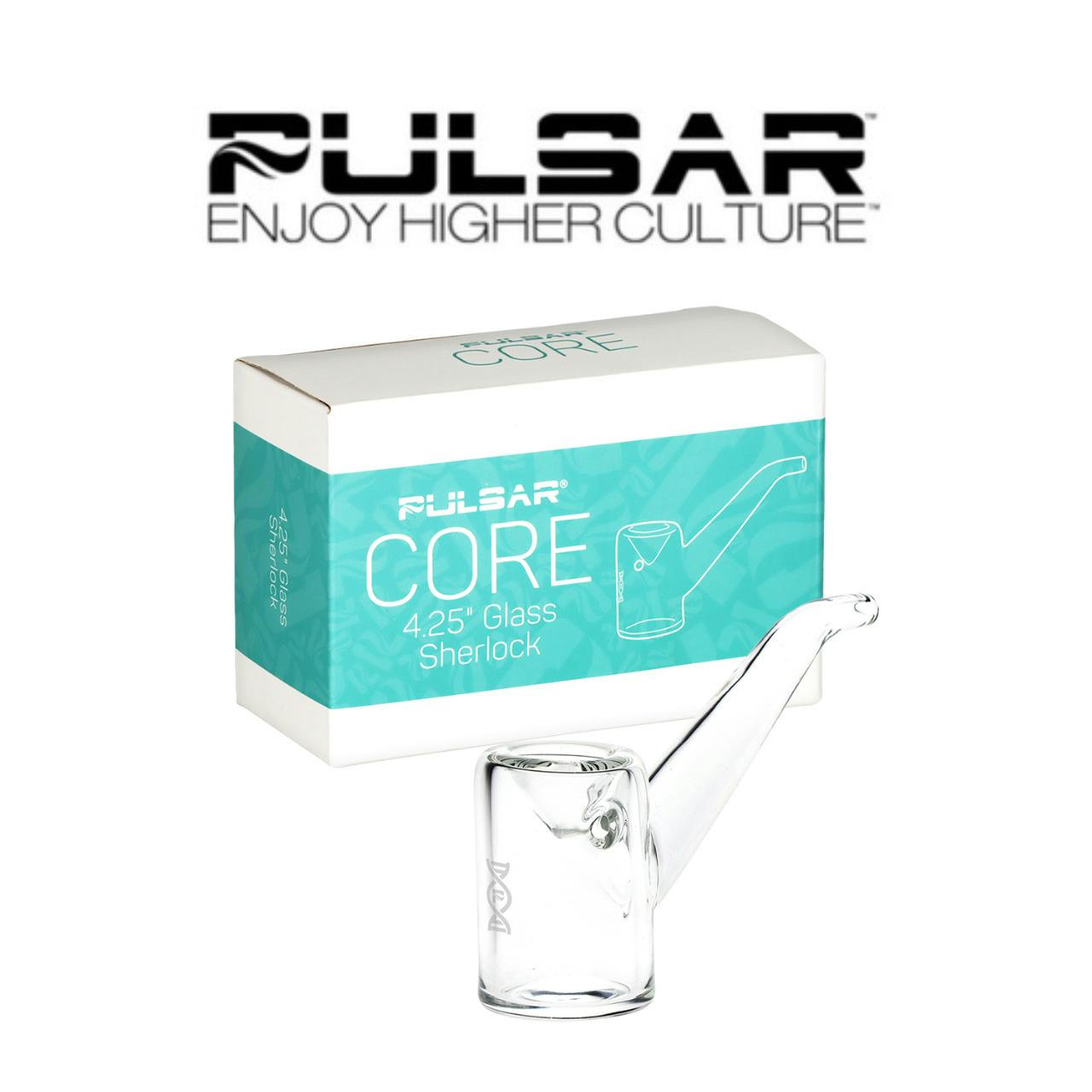 Pulsar CORE Sherlock Glass Hand Pipe | 4.25"
