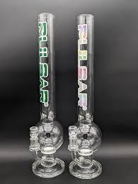 Pulsar Round Ball Glass Water Pipe 16"