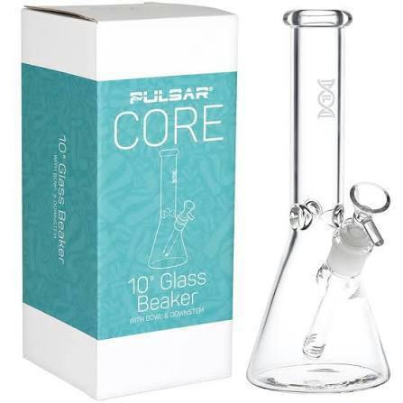 Pulsar CORE Beaker Glass Water Pipe 10" 3%