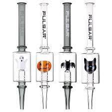 Pulsar Halloween Glass Dab Straw | Integrated Tip 7" 3%