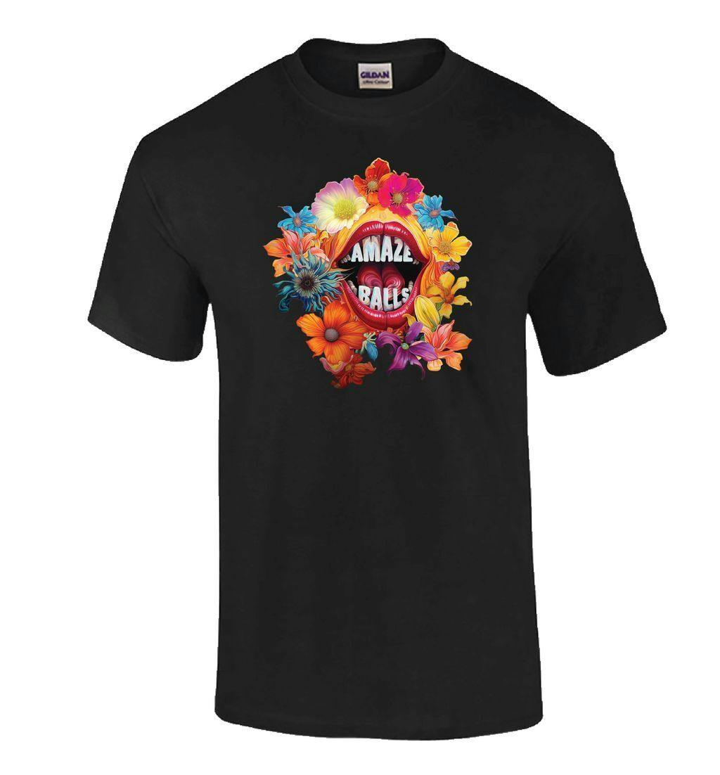 Amazeballs No Text Black Men's T-Shirt Small