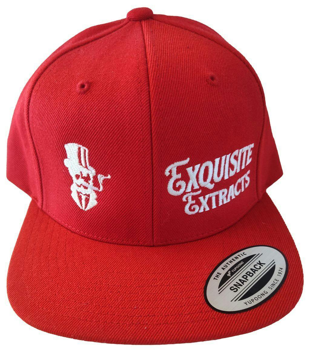 Exquisite Extracts Red Hat Snapback Hat
