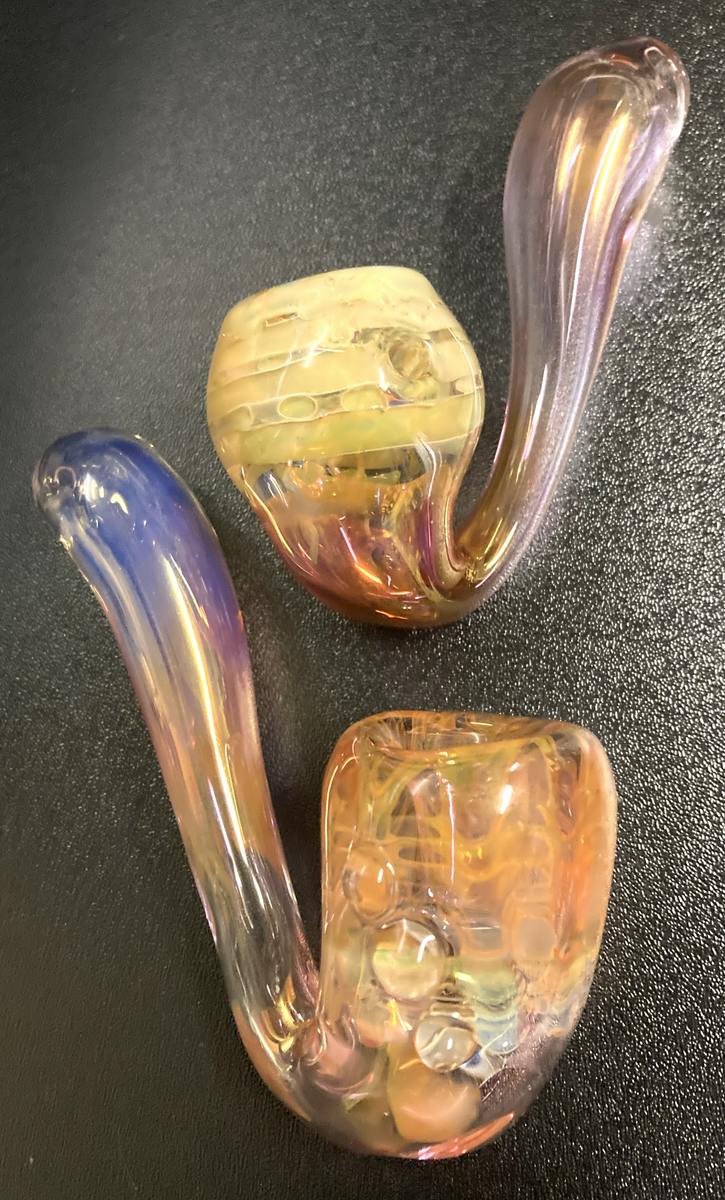 GLASS PIPE - SHERLOCK (WITH CARB)