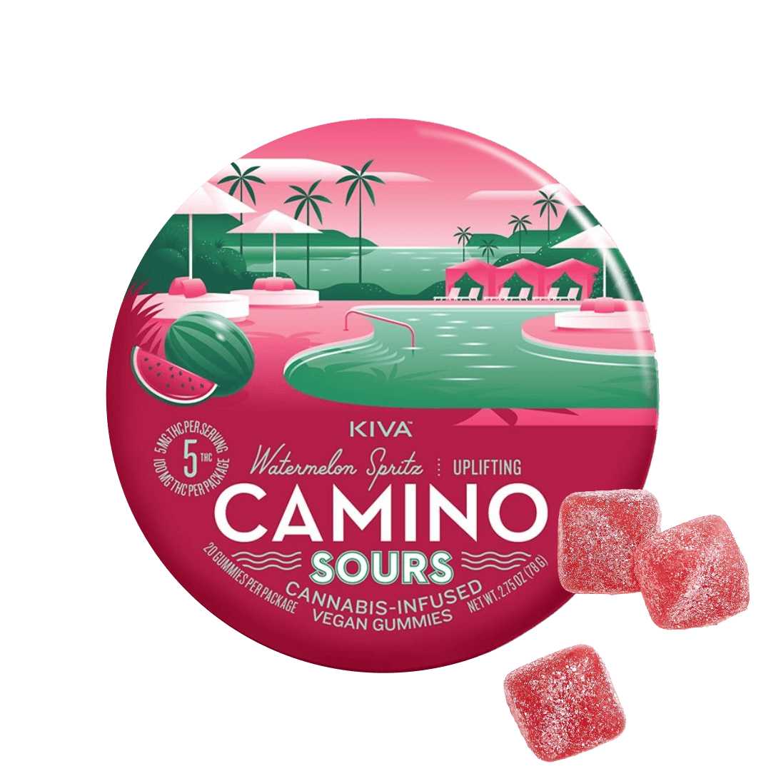Uplifting | Watermelon Spritz Sours Gummies | 100mg | 10ct | 10mg/ea