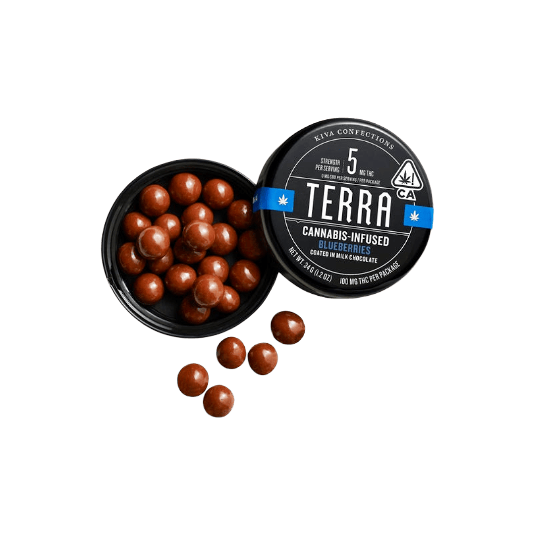 Terra | Milk Chocolate Blueberries | 100mg | 20ct | 5mg/ea