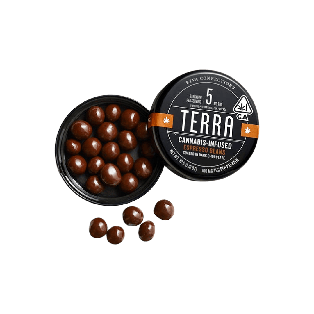 Terra | Dark Chocolate Espresso Beans | 100mg | 20ct | 5mg/ea