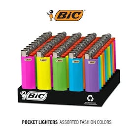 BIC LIGHTER ASSORTED COLORS