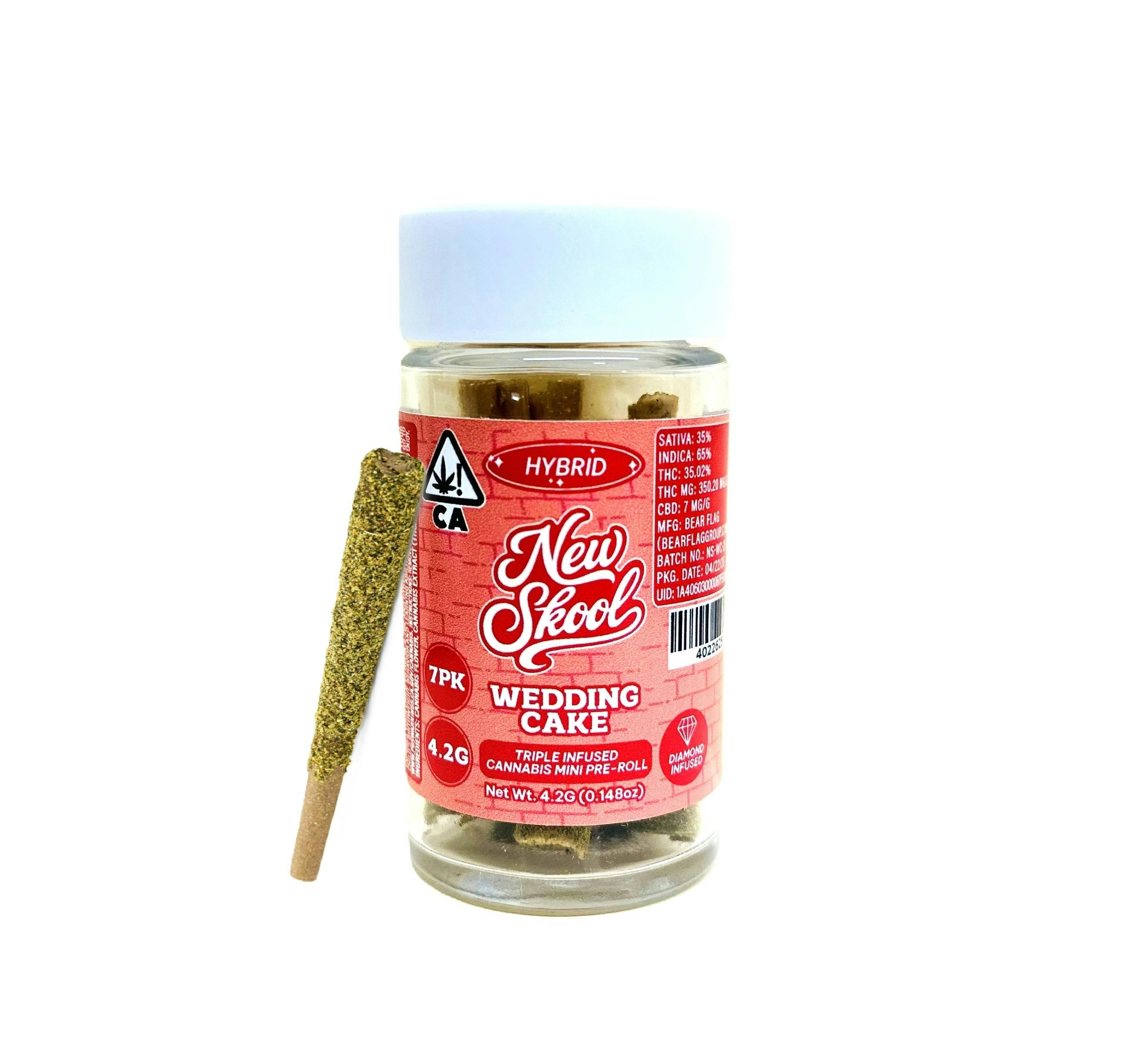 Wedding Cake 7pk Triple Infused Hybrid Pre-Rolls