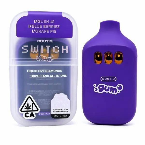 Gush 41 x Blue Berriez x Grape Pie V5 GUM Indica Live Diamond AIO