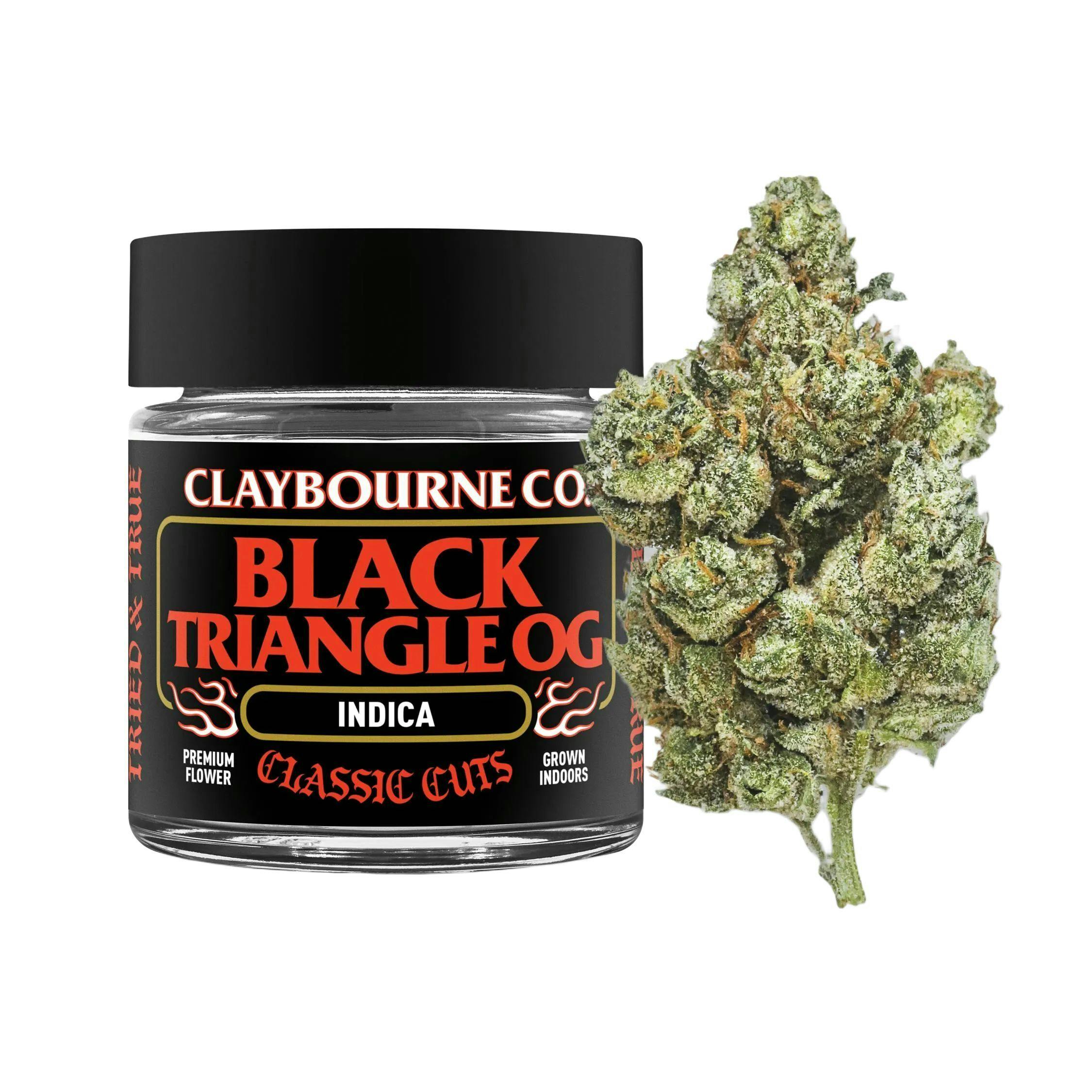 CLAYBOURNE CO - FLOWER [3.5G] BLACK TRIANGLE OG