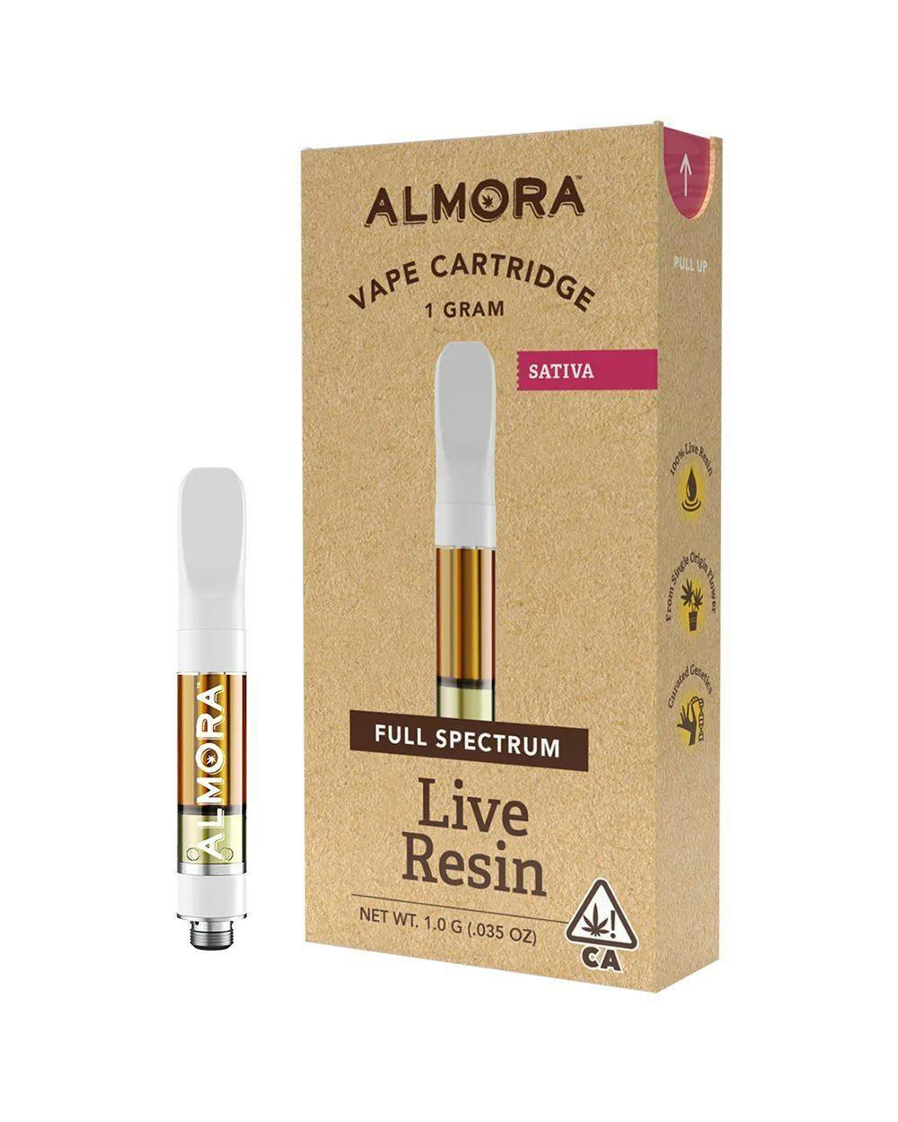ALMORA FARM - LIVE RESIN CARTRIDGE [1G] LEMON ZEST
