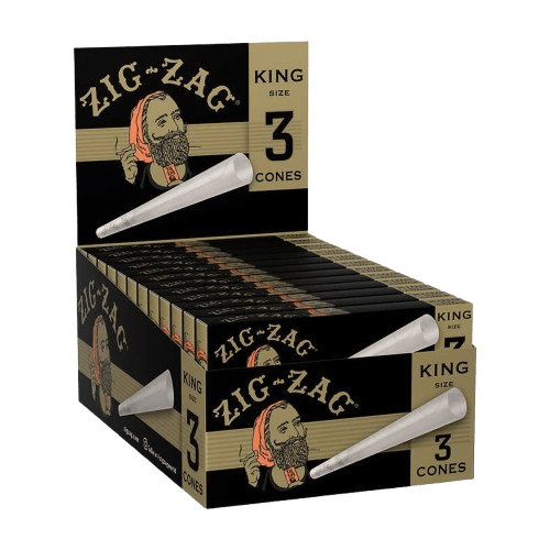 ZIG-ZAG - PRE-ROLLED KING CONES 3CT